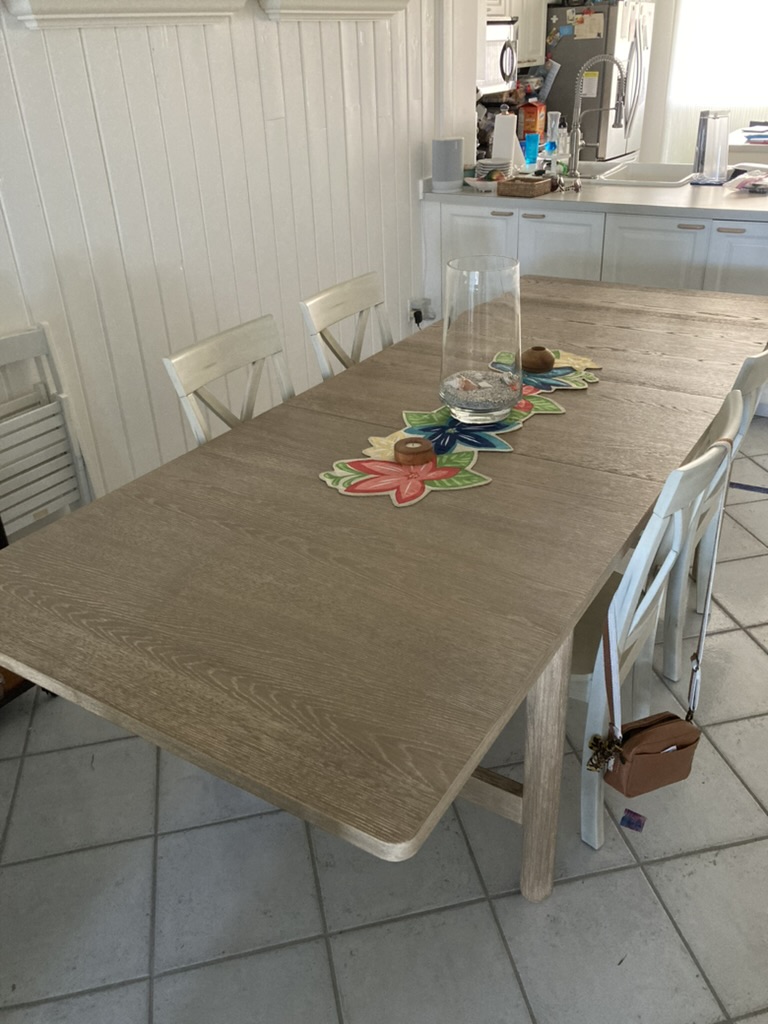 Longboat Key condo dining area before bar addition
